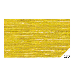 REX SADOCH Carta crespa - 50x150cm - oro metal 130  - conf.10 rotoli