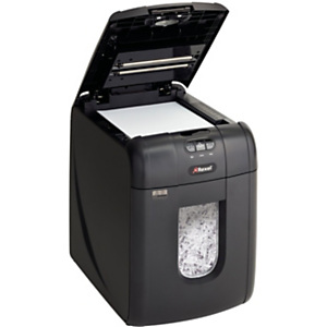 Rexel Auto+ 130X Destructora de corte cruzado, 130 hojas, papelera de 26 l, destruye: clips, grapas, tarjetas de crédito Rexel Auto+ 130X Destructora de corte cruzado, 130 hojas, papelera de 26 l, destruye: clips, grapas, tarjetas de crédito