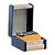 REXEL Boîte à fiches Provence format A5 en hauteur H210 x P148 mm Gris, livré avec séparateur métallique - 1