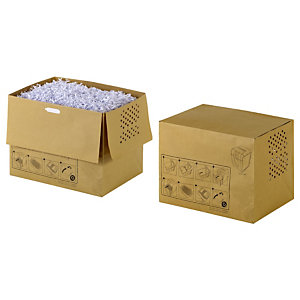Rexel Bolsa de papel reciclables para residuos modelos Auto+ 250 y Auto+ 300