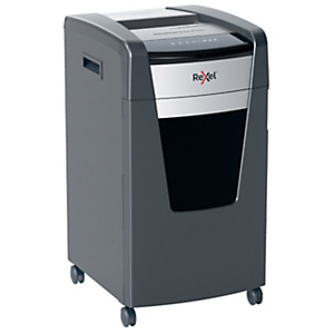 Rexel Destructeur de documents Momentum Extra XP422+ coupe croisée DIN P4 - 22 feuilles - Corbeille 85L - Noir Rexel Destructeur de documents Momentum Extra XP422+ coupe croisée DIN P4 - 22 feuilles - Corbeille 85L - Noir