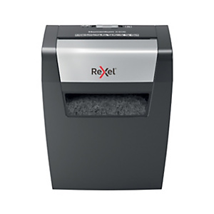 Rexel Destructeur de documents Momentum X406 coupe croisée DIN P4 - 6 feuilles - Corbeille 15L - Noir Rexel Destructeur de documents Momentum X406 coupe croisée DIN P4 - 6 feuilles - Corbeille 15L - Noir