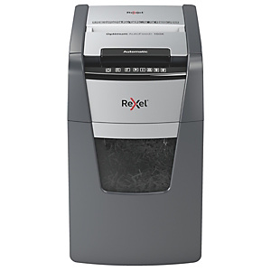Rexel Destructeur de documents Optimum Auto+ 150X coupe croisée DIN P4 - 150 feuilles - corbeille 44L Rexel Destructeur de documents Optimum Auto+ 150X coupe croisée DIN P4 - 150 feuilles - corbeille 44L