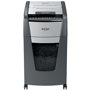 Rexel Destructeur de documents Optimum Auto+ 300X coupe croisée DIN P4 - 300 feuilles - corbeille 60L Rexel Destructeur de documents Optimum Auto+ 300X coupe croisée DIN P4 - 300 feuilles - corbeille 60L