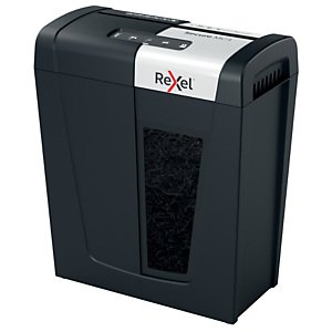 Rexel Destructeur de documents Secure MC4 coupe micro DIN P5 - 4 feuilles - Corbeille 14 L Rexel Destructeur de documents Secure MC4 coupe micro DIN P5 - 4 feuilles - Corbeille 14 L