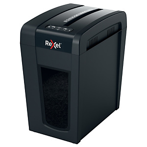 Rexel Destructeur de documents Secure X10-SL coupe croisée DIN P4 - 10 feuilles - Corbeille 18 L