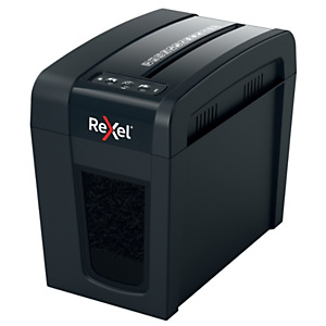 Rexel Destructeur de documents Secure X6-SL coupe croisée DIN P4 - 6 feuilles - Corbeille 10 L Rexel Destructeur de documents Secure X6-SL coupe croisée DIN P4 - 6 feuilles - Corbeille 10 L