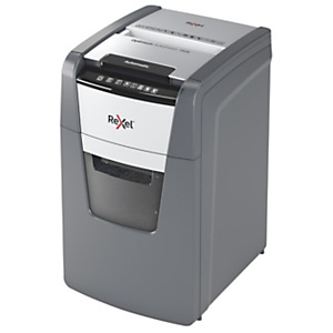 REXEL Distruggi documenti automatico taglio a frammento Optimum Autofeed+ 150X, 150 fogli, Cestino 44 litri, Nero REXEL Distruggi documenti automatico taglio a frammento Optimum Autofeed+ 150X, 150 fogli, Cestino 44 litri, Nero