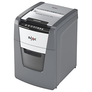 REXEL Distruggi documenti automatico taglio a frammento Optimum Autofeed+ 90X, 90 fogli, Cestino 34 litri, Nero REXEL Distruggi documenti automatico taglio a frammento Optimum Autofeed+ 90X, 90 fogli, Cestino 34 litri, Nero