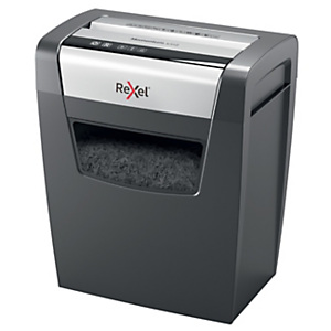 REXEL Distruggi documenti manuale a frammento Momentum X312, 12 fogli, Cestino 23 litri, Nero REXEL Distruggi documenti manuale a frammento Momentum X312, 12 fogli, Cestino 23 litri, Nero