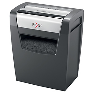 REXEL Distruggi documenti manuale a frammento Momentum X410, 10 fogli, Cestino 23 litri, Nero REXEL Distruggi documenti manuale a frammento Momentum X410, 10 fogli, Cestino 23 litri, Nero