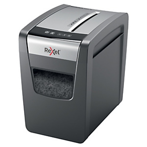 REXEL Distruggi documenti manuale a frammento Momentum X410-SL, 10 fogli, Cestino 23 litri, Nero REXEL Distruggi documenti manuale a frammento Momentum X410-SL, 10 fogli, Cestino 23 litri, Nero