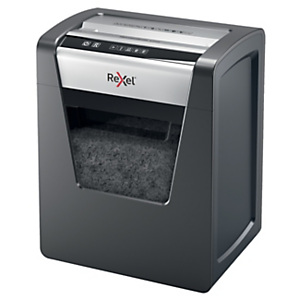 REXEL Distruggi documenti manuale a frammento Momentum X415, 15 fogli, Cestino 23 litri, Nero REXEL Distruggi documenti manuale a frammento Momentum X415, 15 fogli, Cestino 23 litri, Nero