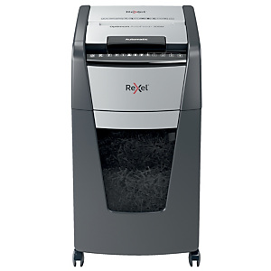 Rexel Distruggi documenti taglio a micro frammenti Optimum Autofeed+ 300M, 300 fogli, 60 l, Distrugge punti metallici, graffette, carte di credito Rexel Distruggi documenti taglio a micro frammenti Optimum Autofeed+ 300M, 300 fogli, 60 l, Distrugge punti metallici, graffette, carte di credito