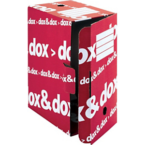 Rexel Dox&Dox Scatole archivio, Rosso e bianco (confezione 12 pezzi) Rexel Dox&Dox Scatole archivio, Rosso e bianco (confezione 12 pezzi)