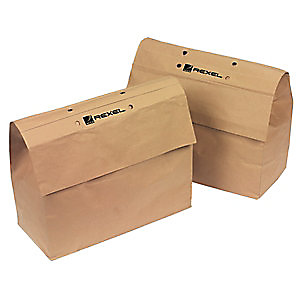 Rexel Sacs en papier recyclé pour destructeurs de documents, 70 l, marron Rexel Sacs en papier recyclé pour destructeurs de documents, 70 l, marron