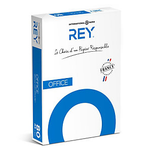 REY 5 Ram Office Document Papier pour Photocopies pour Jet d'encre et Laser A4 Blanc 80 g/m² 500 Feuilles