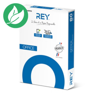 Rey Office Papier A4 blanc 80g éco-responsable - Ramette 500 feuilles