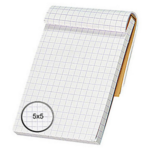 Rhodia Bloc notes orange agrafé 7,4 x 10,5 cm - petits carreaux 5x5 - 80 feuilles Rhodia Bloc notes orange agrafé 7,4 x 10,5 cm - petits carreaux 5x5 - 80 feuilles