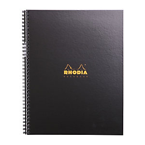 Rhodia Cahier à spirale Rhodiactive Pro Book 21 x 31,8 cm - 90g - Ligné margé - 160 pages
