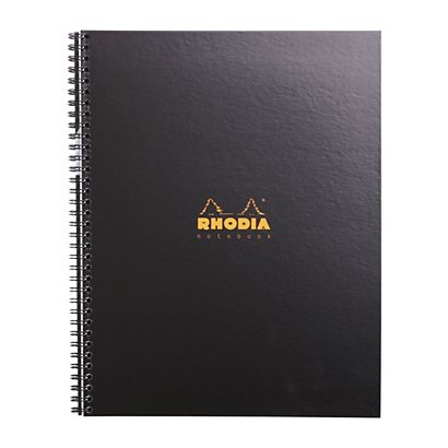 Rhodia Cahier à spirale Rhodiactive Pro Book 21 x 31,8 cm - 90g - Ligné margé - 160 pages - 1