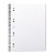 Rhodia Cahier à spirale Rhodiactive Pro Book 22,5 x 29,7 cm - 90g - Perforé 4 trous - Petits carreaux 5x5 - 160 pages - 4