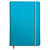 RHODIA Carnet Rhodiarama 14,8x21cm 192 pages lignées. Couverture rembordée Turquoise - 1