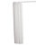 Rideau de douche en PVC blanc 140 x 180 cm - 1