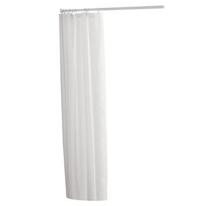 Rideau de douche en PVC blanc 140 x 180 cm