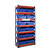Rivet racking bays with bins, shelf UDL 600 kg - 3