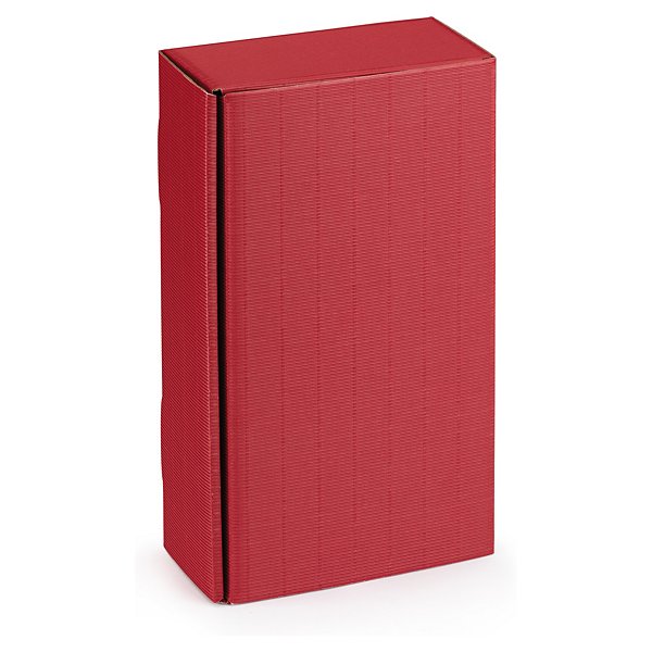 Dárkové krabice na víno pro 3 láhve, 265x100x372mm, červená - 3