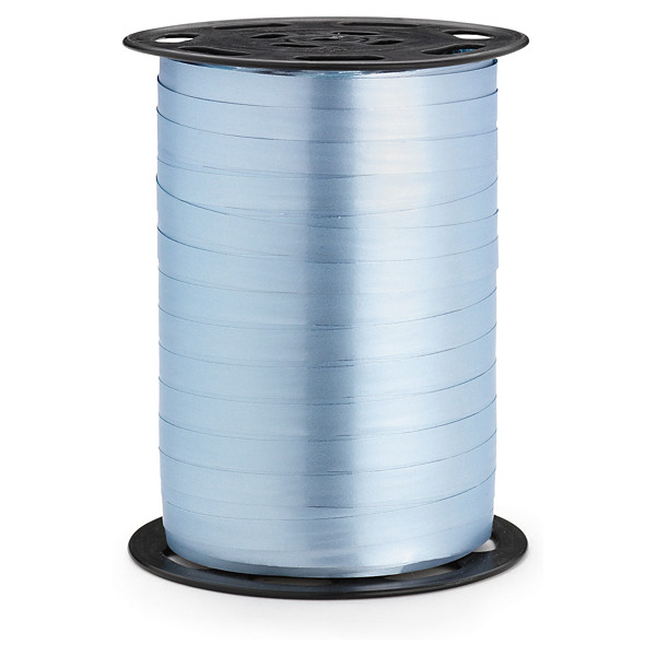 Dárkové stuhy s matným efektem, šířka 7mm, délka 250m, modrá - 1