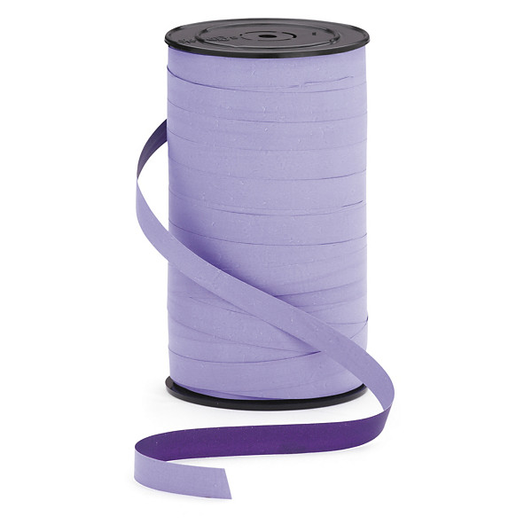 Dárkové stuhy pastelové, šířka 10mm, délka 100m, fialová - 1