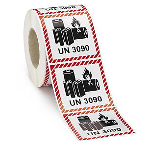 Road and Air Transit Labels for Lithium Cells and Batteries