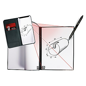 ROCKETBOOK Everlast Notebook digitale, A4, 32 pagine, Nero ROCKETBOOK Everlast Notebook digitale, A4, 32 pagine, Nero