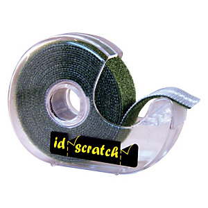 Rolhouder met groene rol ID Scratch 2 cm x 2,5 m Rolhouder met groene rol ID Scratch 2 cm x 2,5 m