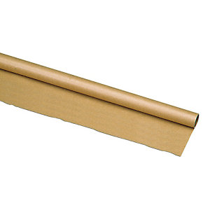 Rollo de papel kraft marrón 100 cm x 10 m