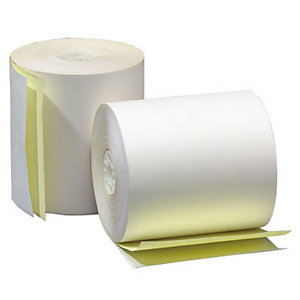 Rollo de papel estándar con copia 76 x 70 x 12 mm 55 gr
