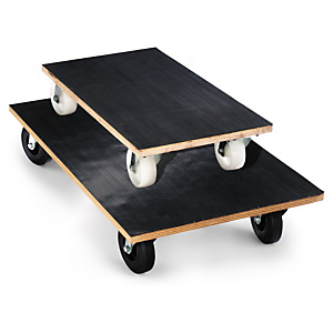 Rolplateau met zwarte antislipcoating Rolplateau met zwarte antislipcoating