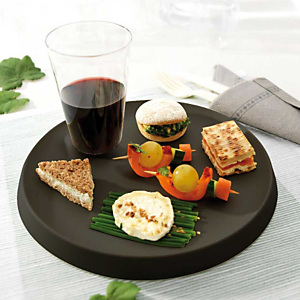 Ronde lunch pack Starck zwart Ronde lunch pack Starck zwart