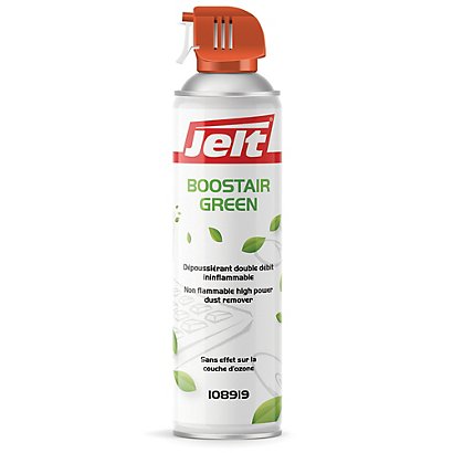 Aérosol de 650 ml dépoussiérant Boostair Green double débit Jelt - 1