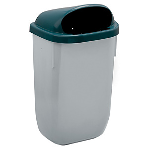 ROSSIGNOL Corbeille murale xerios - 50l - vert / gris ROSSIGNOL Corbeille murale xerios - 50l - vert / gris
