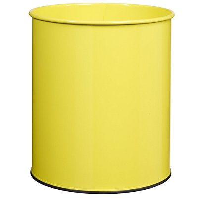ROSSIGNOL Corbeille a papier papea - 30l - jaune soufre - 1