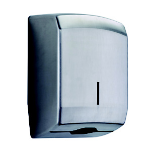 ROSSIGNOL Distributeur essuie-mains - 600 feuilles - clara - inox brossé aisi 304 (18/10) ROSSIGNOL Distributeur essuie-mains - 600 feuilles - clara - inox brossé aisi 304 (18/10)