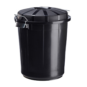 ROSSIGNOL Poubelle bazi 70l - noir ROSSIGNOL Poubelle bazi 70l - noir