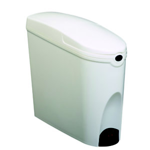 ROSSIGNOL Poubelle hygiene feminine automatique plastique femina - 20l - blanc