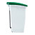 ROSSIGNOL Poubelle mobile a pedale - 60l - mobily - blanc / vert - 4