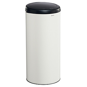 ROSSIGNOL Poubelle a ouverture manuelle - 45l - handtouch - blanc signalisation ROSSIGNOL Poubelle a ouverture manuelle - 45l - handtouch - blanc signalisation