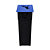 ROSSIGNOL Poubelle de tri mobile - 65l - movatri  - noir / bleu - 2