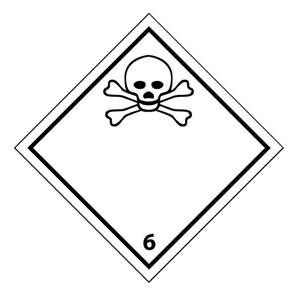 Rotolo da 1000 etichette per materie pericolose per l'ambiente - 5